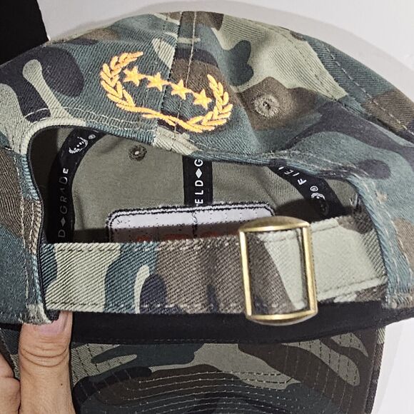 NASA Camo Baseball Hat REFLECTIVE Logo Patches + Stitching Adjustable Camoflauge - Picture 14 of 14